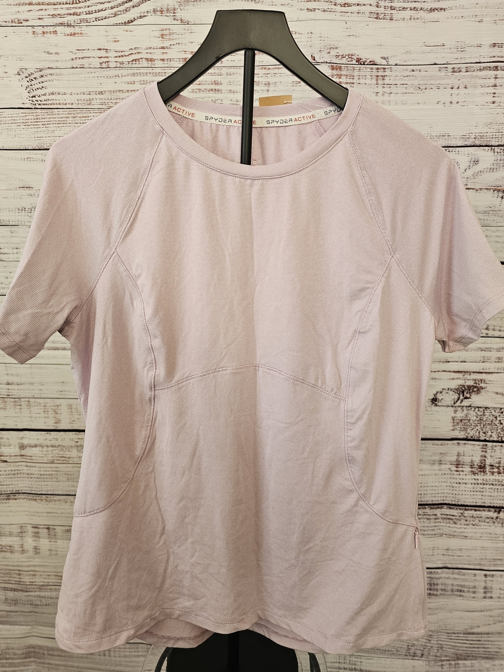 Spyder Active Pink-Lavendar Short-Sleeve Women's Top